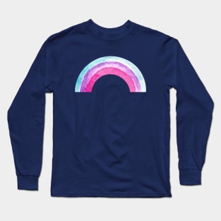 watercolor rainbow Long Sleeve T-Shirt
